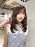 ブリーチなしダブルカラー×オリーブベージュ
