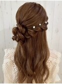 【お呼ばれヘアカタログ】くるみちゃんヘア