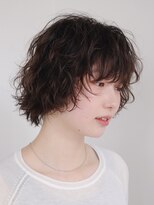 テクネ 天神大名(techne)&nbsp;天神顔周りレイヤーカットミディアムボブパーマレイヤーパーマ