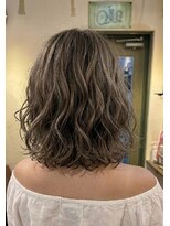 ヘアメイク フレンシア(hair make flencia)&nbsp;外国人風立体感波巻きウェーブ【406スタイル】