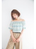 LONESSコレクション 前下がりグラデーションボブ