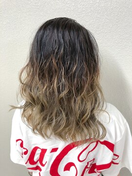 バブルス 所沢店(BUBBLES) カジュアル×グラデーション