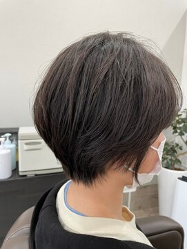 シークレットベースエヌ(Secret Base N) ダークブラウン☆マニッシュ透明感小顔ショートウルフ20代30代