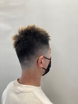 ヘア プロデュース アイモ(Hair Produce Aimo)&nbsp;アクセントカラーのスキンフェード☆