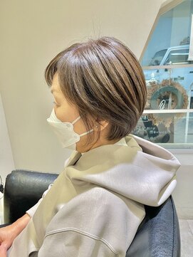 シェル 国分寺(shell) ショート/丸み/秋/ハイライト