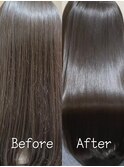 LyriQ式髪質改善≪before＆after≫