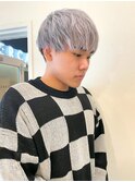 メンズホワイトシルバーカラー［CERCA新宿/新宿西口］