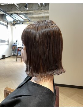 ラフィネ 成増店(raffine) 【 raffine 池田 】ぷつっと顎下ボブ【成増美容室】イルミナ