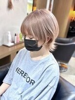 ディア(.eer)&nbsp;秋冬ミルクティーベージュ＆ボブウルフ♪秋冬ウルフショート