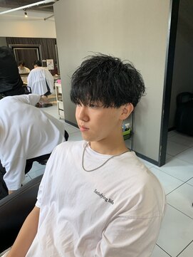 アイズ 海老名(AIZU) 波巻きスパイラルパーマケアブリーチパーマ波巻きパーマショート