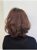 結んでも可愛いレイヤーボブ
