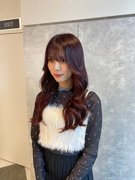 ガルボヘアー 名古屋栄店(garbo hair) #名古屋#栄#プルエクステ#ロング#暖色#10代#20代#秋カラー