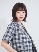 オンク 新宿(onk)&nbsp;黒髪/グレーベージュ/レイヤーロング/前髪パーマ[新宿駅]