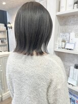 キャアリー(Caary)&nbsp;福山市美容室Caary冬カラー20代30代人気透明感ブルーブラック