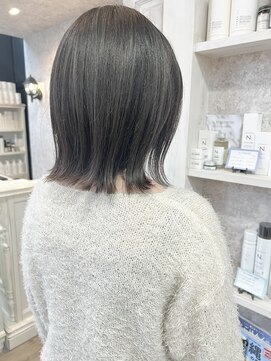 キャアリー(Caary) 福山市美容室Caary冬カラー20代30代人気透明感ブルーブラック