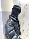 ブリーチなしブルーブラック