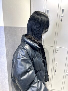 ジゼル 梅田(GiseL) ブリーチなしブルーブラック