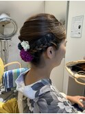 夏の浴衣ヘアアレンジ♪