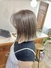 【立体感ハイライト】カット+ハイライト(ケアブリーチ)&ダブルカラー[恵比寿]