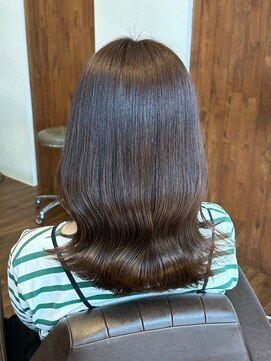 シェール(cher) 【ビフォー→アフター】オリーブブラウン【cher西宮北口：MAYA】