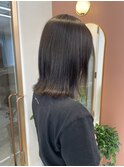 きりっぱなしボブ グレージュ 中村