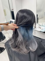 アライブ キチジョウジ(ALIVE Kichijoji)&nbsp;【ALIVE吉祥寺】インナーカラーグラデーションシルバーブルー