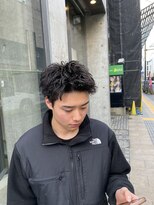 ヘアサロン アウラ(hair salon aura) スパイキーショートピンパーマツイストパーマ