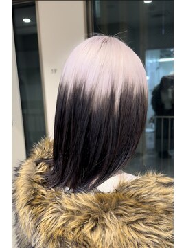 モニカ 原宿店(MONIQA) ホワイトルーツカラー