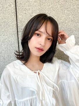 エマ ギンザ(EMMA GINZA) 大人可愛いくびれミディアム 髪質改善カラー(emmy)