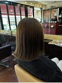 切りっぱなしボブ