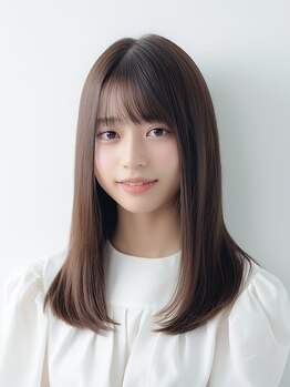バーチミシマ(BIRCH mishima)の写真/髪質改善ストレートで憧れのサラツヤ美髪に♪自然な仕上がりで、指通りの良い自然なストレートへ導きます☆