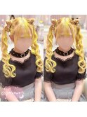 立体リボンツインテール