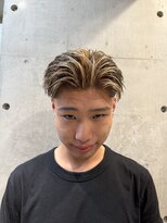 リベルテ グリット(Liberte Grit)&nbsp;フェザーショート茶金メッシュ