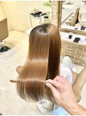 乾かすだけでサラ艶ストレートヘア