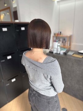 ユニ バイ マグ 長野店(Uni.by Mag) 大人可愛い大人美人くすみカラーアッシュグレーベージュ