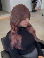 ラピステン 福岡天神 大名店(Lapis) ピンクベージュ/エクステロング/韓国ヘア