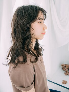 アラワラブルー(arrawarra blue) パーマナチュラルロング/20代/30代/40代/50代/倉敷駅/白楽町