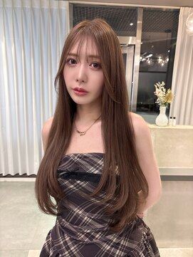 リリー(Lilley) 【稲永麻衣】レイヤーカット+顔まわり+ダブルカラー+韓国ヘア