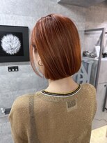 ノス 表参道(NOOS) 髪質改善/グレージュカラー/シルキーベージュ斜めバングNOOS根本