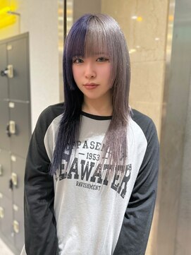 周りと被らないデザインカラー/リタッチカラー/レイヤーカット