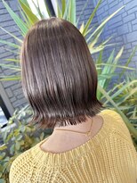 アース 新庄店(EARTH)&nbsp;切りっぱなしボブ×オリーブグレージュ
