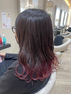 ブラウン(Brown) ピンクグラデーションカラー