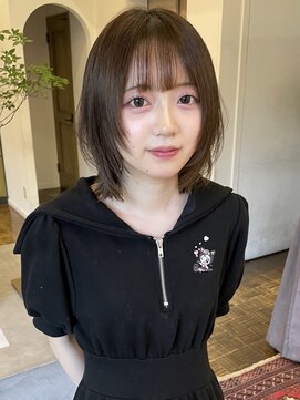 ヘアーアイスカルテット(HAIR ICI QUARTET) 春◎透明感ミディアムレイヤー×くびれ韓国風ヘア