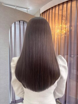 カラークチュール(Color Couture) 似合わせカット/ピンクベージュ/ミディアムレイヤーカット