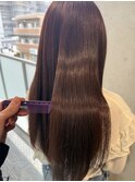 超高濃度水素カラー×ピンクベージュ