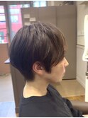 シースルーマッシュショート