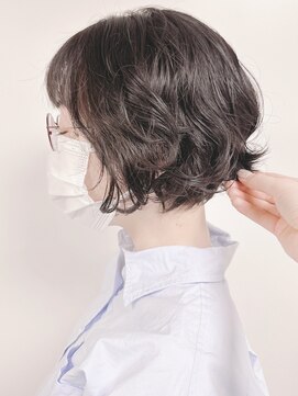 モリオフロムロンドン 原宿本店(morio from London) 【morio 原宿】ニュアンスフレンチショートボブパーマ