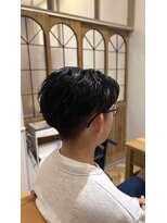 ルシードスタイル グローバルディー 稲毛店(LUCIDO STYLE GLOBAL.D)&nbsp;韓国風カット20代30代40代フェザーパーマメンズカット眉毛稲毛