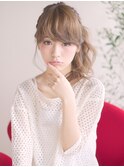 ☆月曜営業☆ojiko.ルーズ編み込みサイドアレンジ