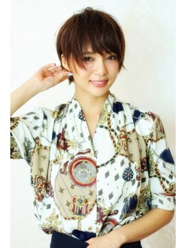 美容室 パルス 静岡鷹匠店(PALS) 美顔シルエットのエアリーショート